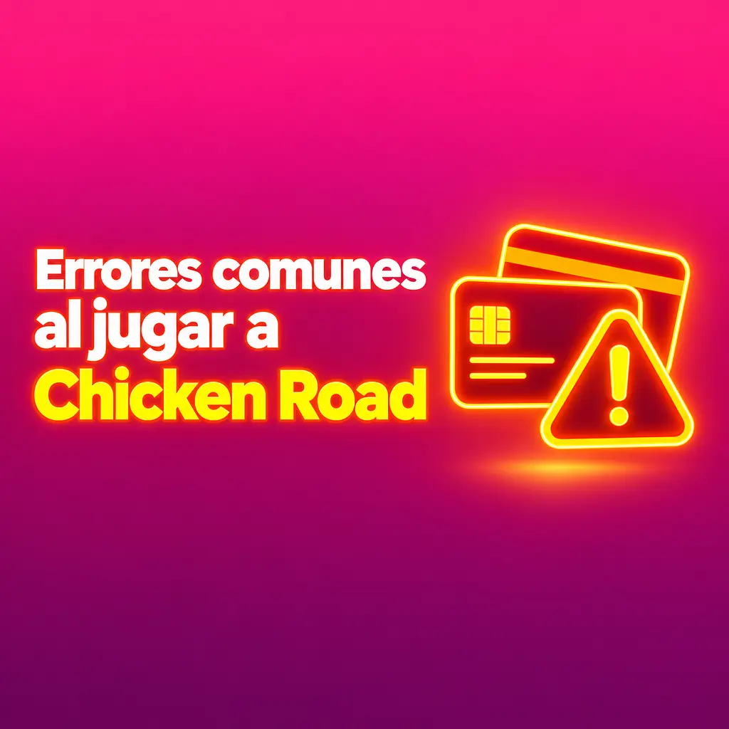 Jugador cometiendo errores comunes en el juego Chicken Road