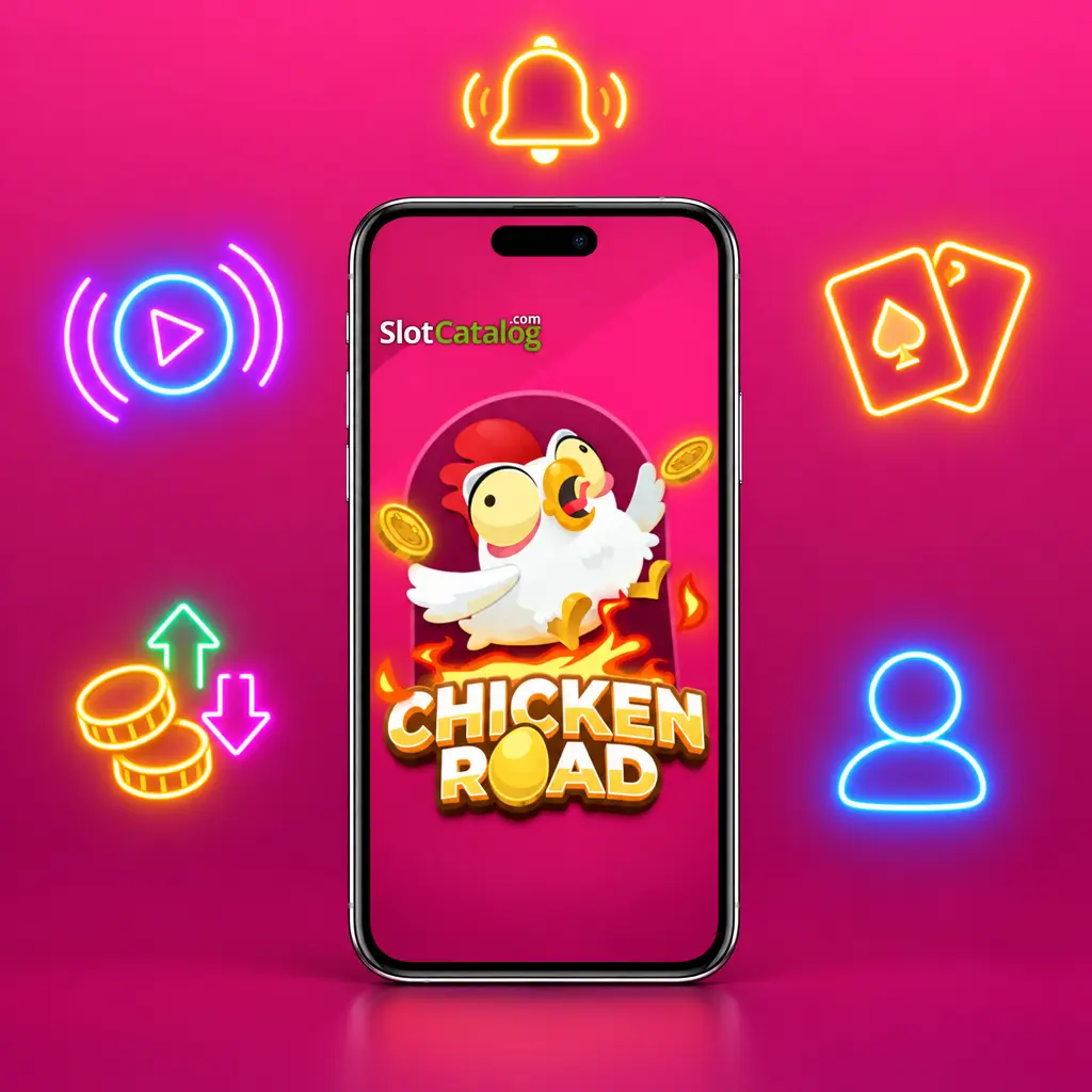 Jugador consultando señales en vivo de Chicken Road en el móvil